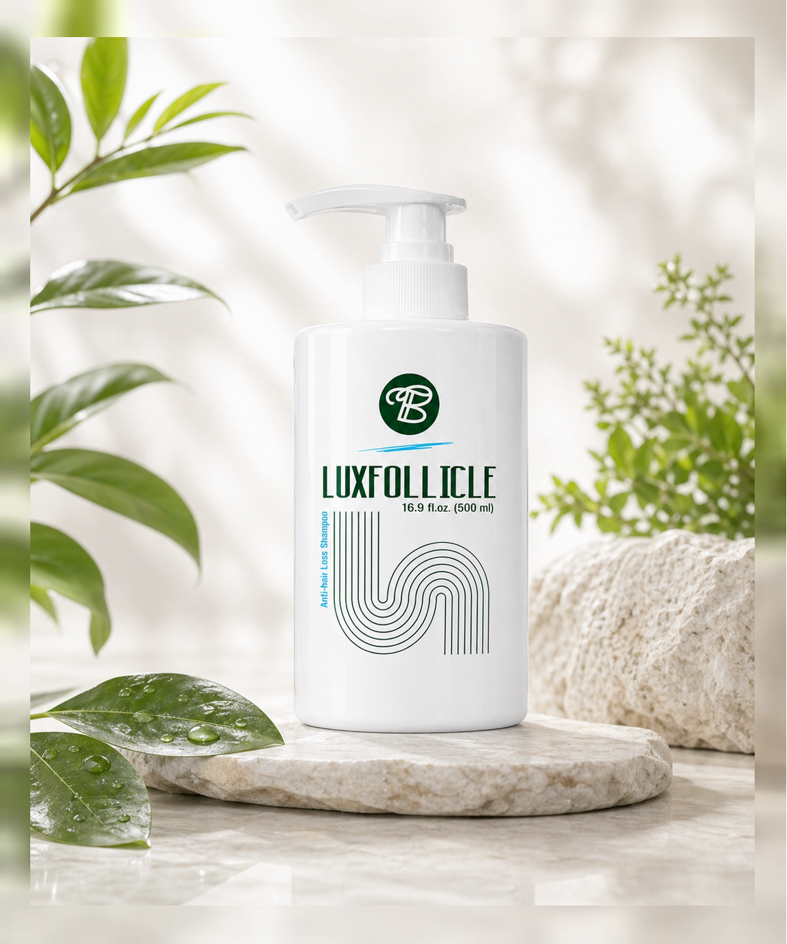 Luxfollicle Anti Hair Loss Shampoo bottle